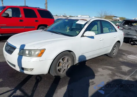 2006 Hyundai Sonata Gls V6/Lx V6 z USA, uszkodzony, nr VIN 5NPEU46FX6H150271